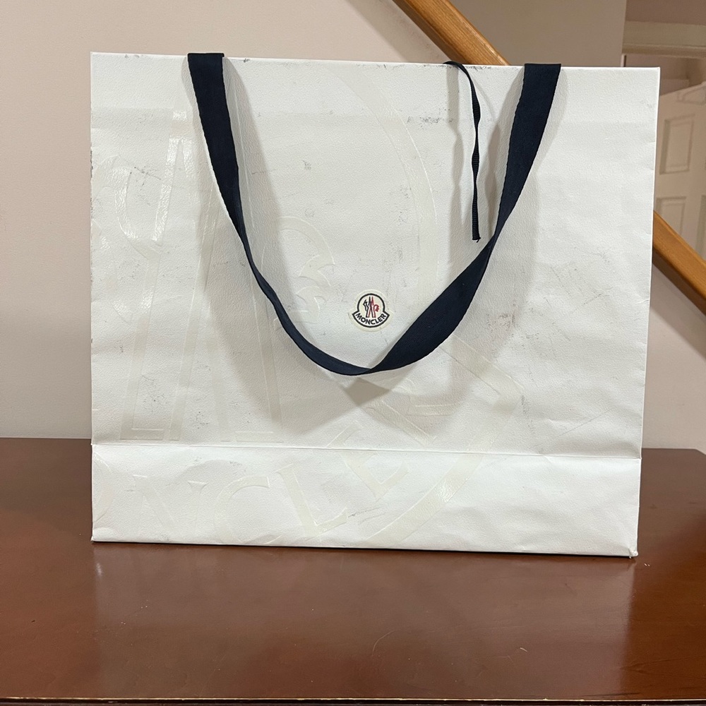 Moncler paper bag